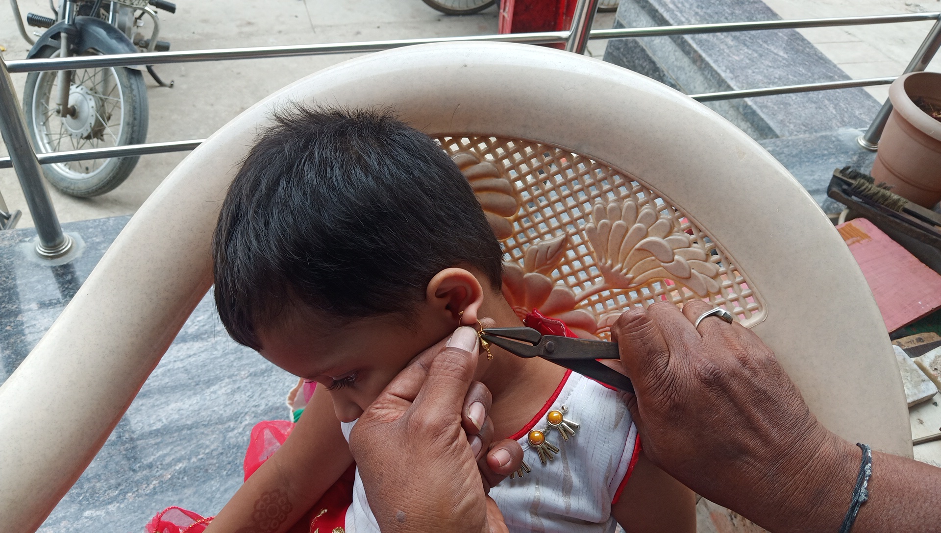 ear piercing ceremony